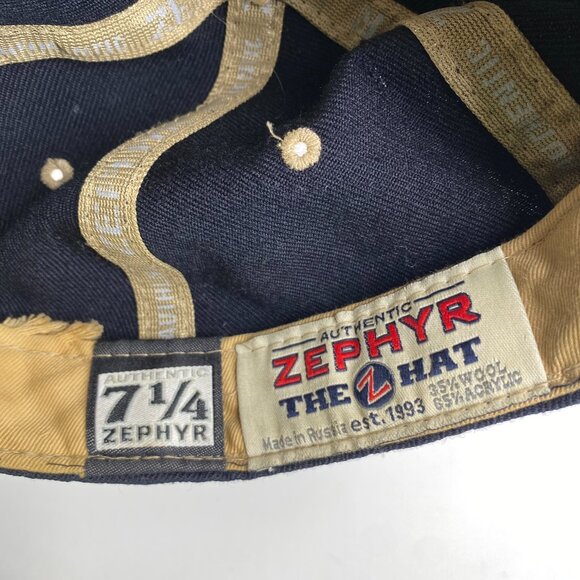 WAKE FOREST DEMON DEACONS NCAA ADULT 7 1/4 FITTED ZEPHYR CAP - Picture 3 of 6